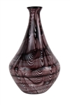 Handmade Purple Blown Glass Vase