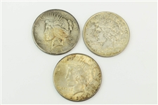 1921, 1922, 1934 Silver Peace Dollars