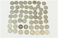 Group of 58 Assorted Liberty Nickels