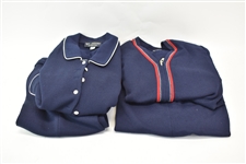 St. John Navy Blue Knitwear Jackets and Pants