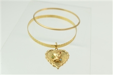 Tiffany & Co 14K Yellow Gold Bangle Bracelet