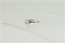 Edwardian Platinum & Diamond Engagement Ring