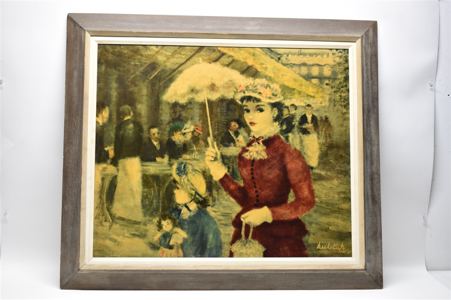 Large Framed Print on Board Huldah