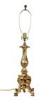 Louis XV Style Gilt Bronze Candlestick