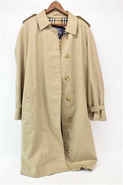 Burberry Womens Belted Raincoat