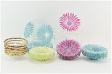 Set of 16 Sydenstricker Art Glass Modern Bowls