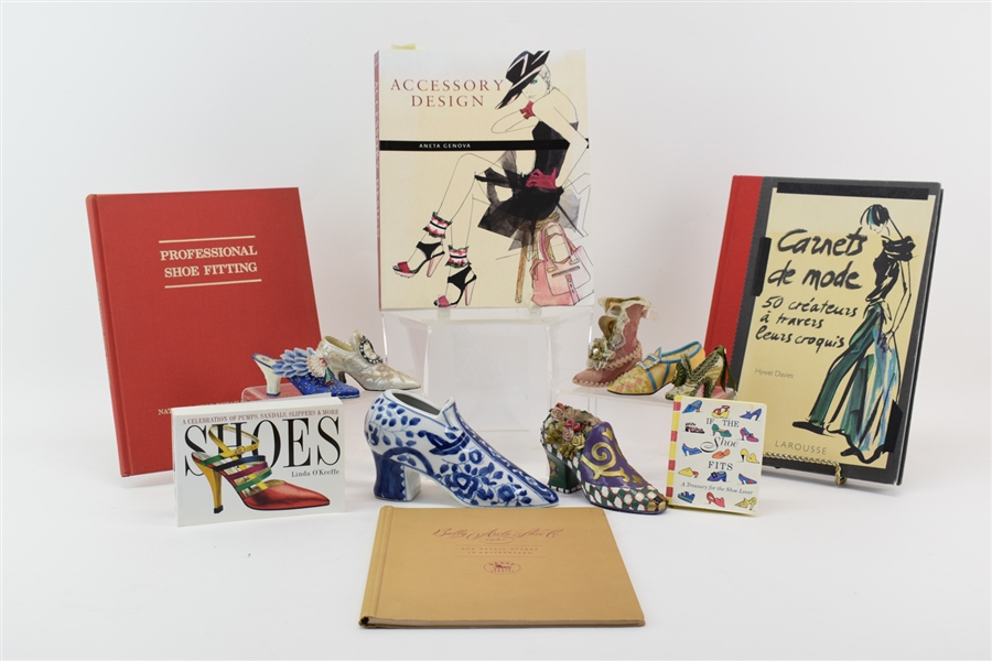 Group of Assorted Books on Shoes