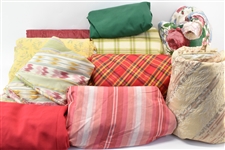 Group of 10 Assorted Tablecloths