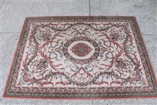 Van Gogh Floral and Vine Decorated Area Rug