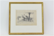 Pencil Sketch on The Road To Manhattan E. Johnson