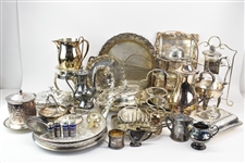 Group of Assorted Silverplated Table Articles