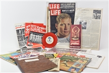 Group of Vintage Sports Ephemera