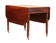 Federal Mahogany Drop-Leaf Dining Table