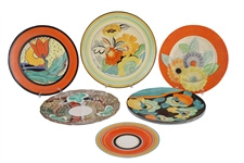Seven Assorted Grays Pottery Plates