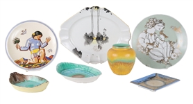 Five Shelley Porcelain Table Articles