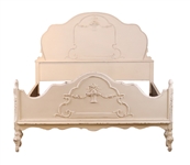 Neoclassical Style White Painted Bedstead