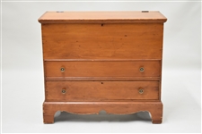 Antique Pine Blanket Mule Chest 