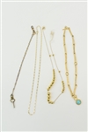 14K Gold Chain and Other Gold-Tone Jewelry