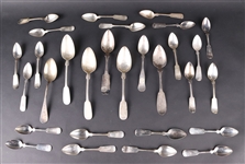 Three L.M. Rosent 800 Place Spoons