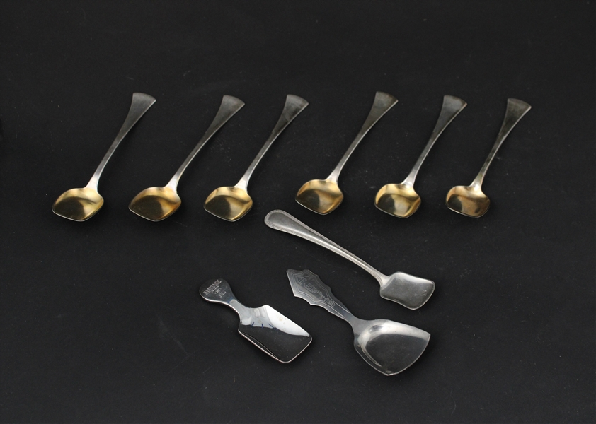 Group of Silver Plated Sugar Shovels