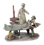 Toni Moretto, Ceramic Sculpture, Doctor & Patient