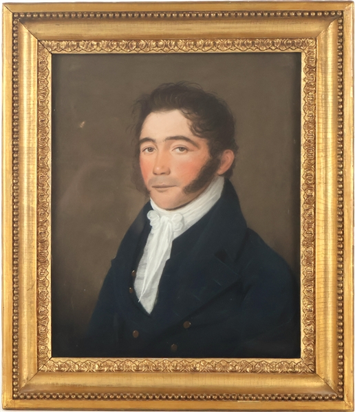 Pastel Portrait of Captain Barr