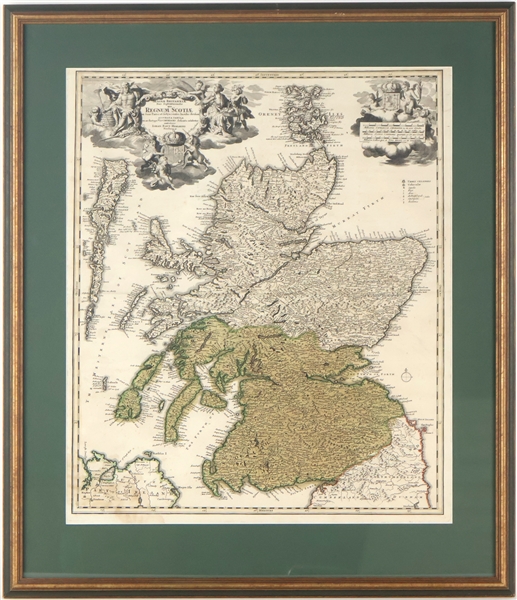 Johann Baptista Homann, Map of Scotland