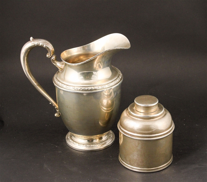 Whiting Sterling Silver Water Pitcher 