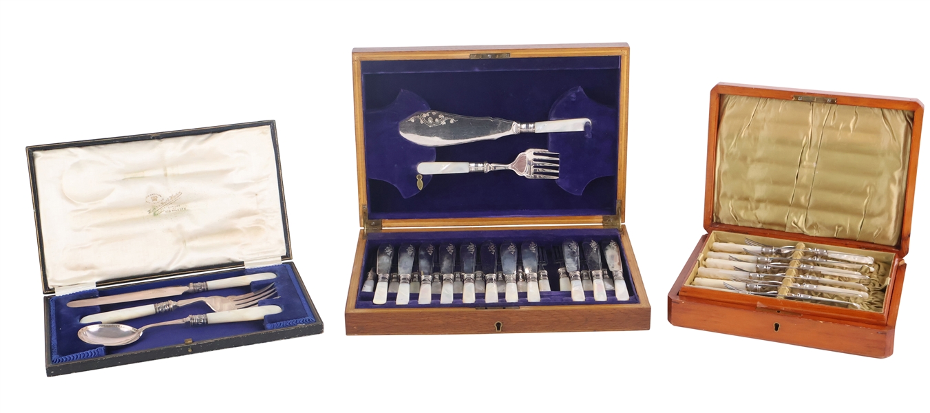 Sheffield Mother of Pearl Boxed Serving Set
