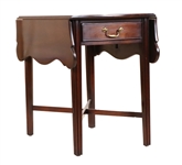 Cherrywood Chippendale Style Pembroke Table