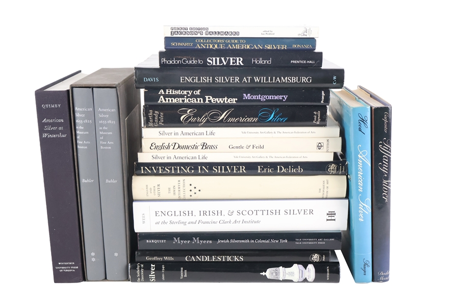Group of Books on Silver