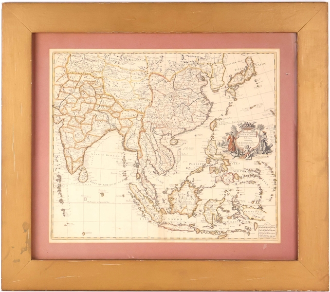 John Senex, New Map of India and China