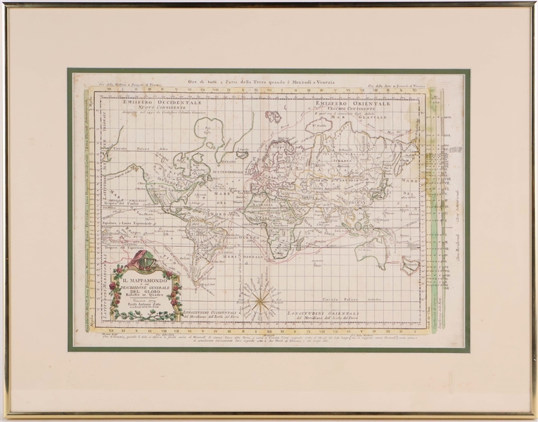 Preiso Antonio Zatta, Map of the World