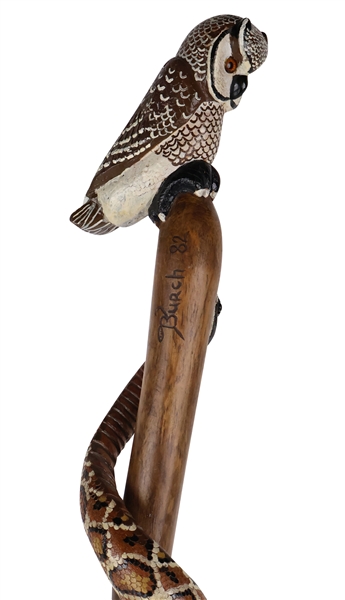 Johnny Cashs Personal Hand-Carved Cane